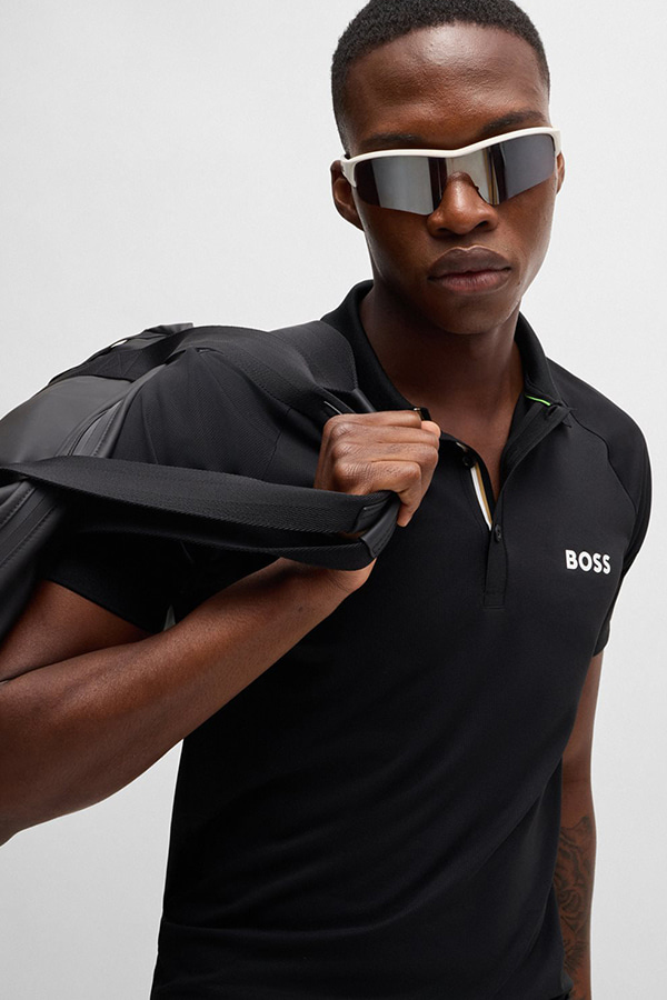 ΜΠΛΟΥΖΑ ΠΟΛΟ BOSS - 001 ΜΑΥΡΟ